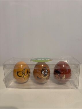 2023 Disney Parks Eggstravaganza Lion King Set of 3 Eggs Simba Timon and Pumbaa
